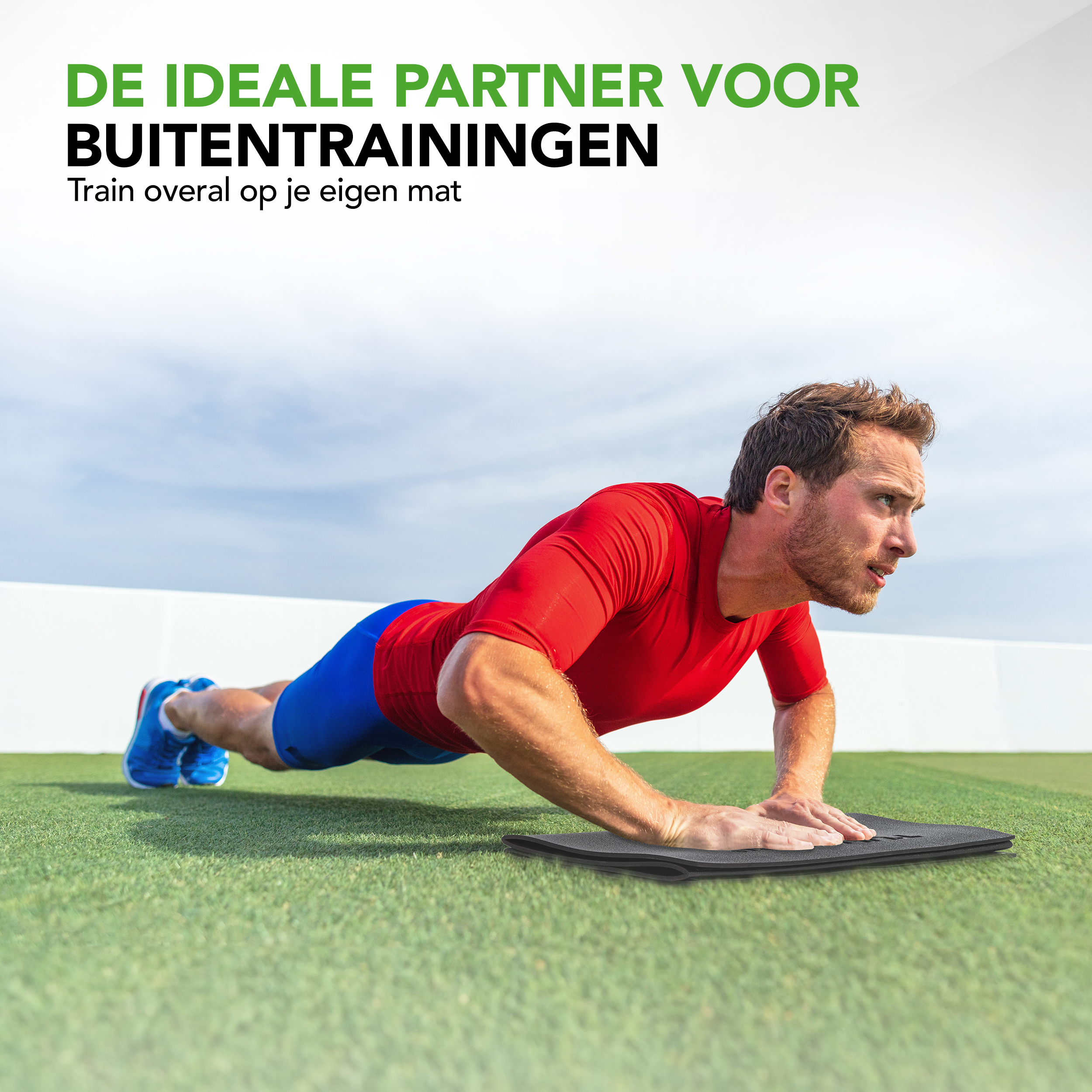 Tunturi Fitnessmatte - Outdoor Fitnessmatte 6 mm 120 x 61 cm - Schwarz Tunturi Fitnessmatte - Outdoor Fitnessmatte 6 mm 120 x 61 cm - Schwarz