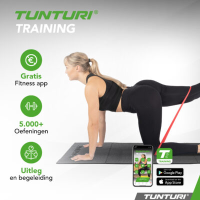 Tunturi Fitnessmatte - Outdoor Fitnessmatte 6 mm 120 x 61 cm - Schwarz Tunturi Fitnessmatte - Outdoor Fitnessmatte 6 mm 120 x 61 cm - Schwarz
