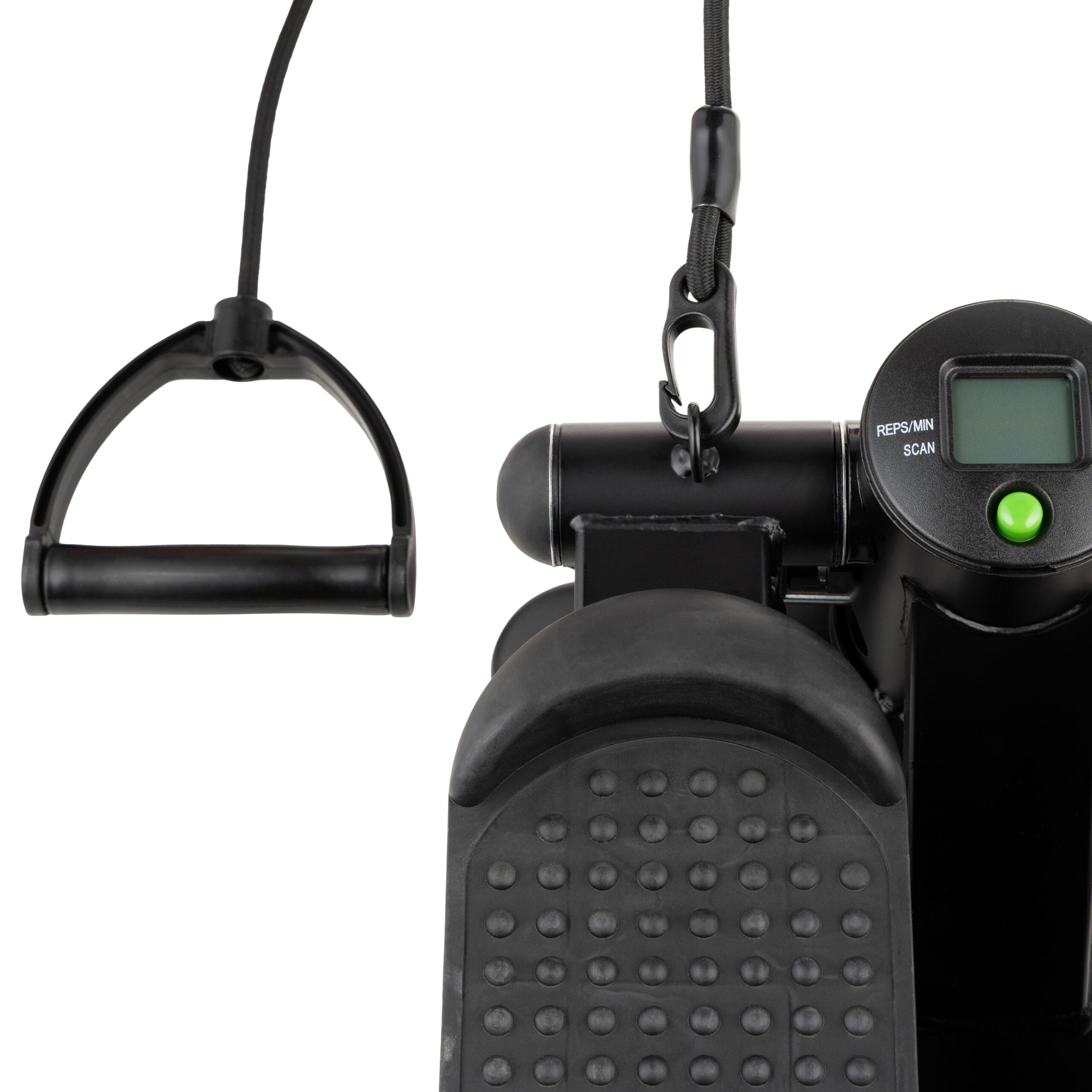 Tunturi Stepper - Stepper Fitness Trittleiter Aerobic Step Inkl. Display und Widerstandsbänder - Schwarz Tunturi Stepper - Stepper Fitness Trittleiter Aerobic Step Inkl. Display und Widerstandsbänder - Schwarz