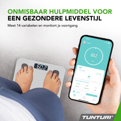 Tunturi Waage - SC30 Smart Scale - Weiß