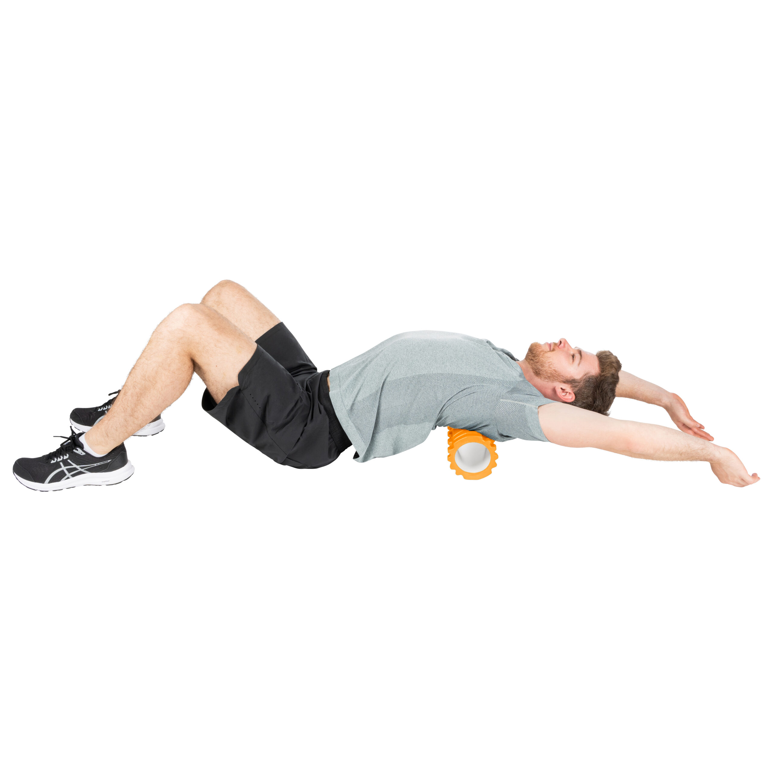 Tunturi Foam Roller - Yoga Grid Massage Roller 33 cm - Orange Tunturi Foam Roller - Yoga Grid Massage Roller 33 cm - Orange