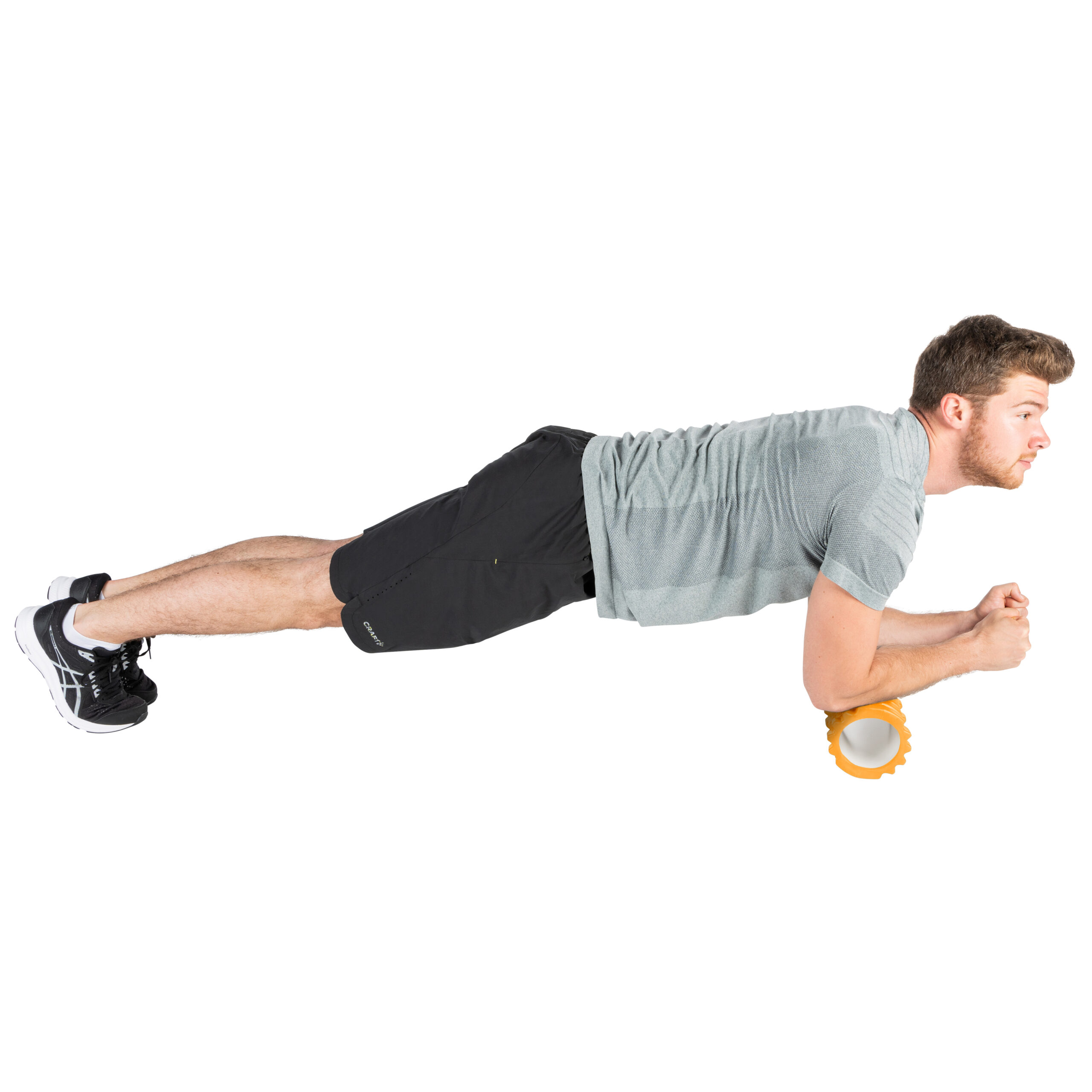 Tunturi Foam Roller - Yoga Grid Massage Roller 33 cm - Orange Tunturi Foam Roller - Yoga Grid Massage Roller 33 cm - Orange