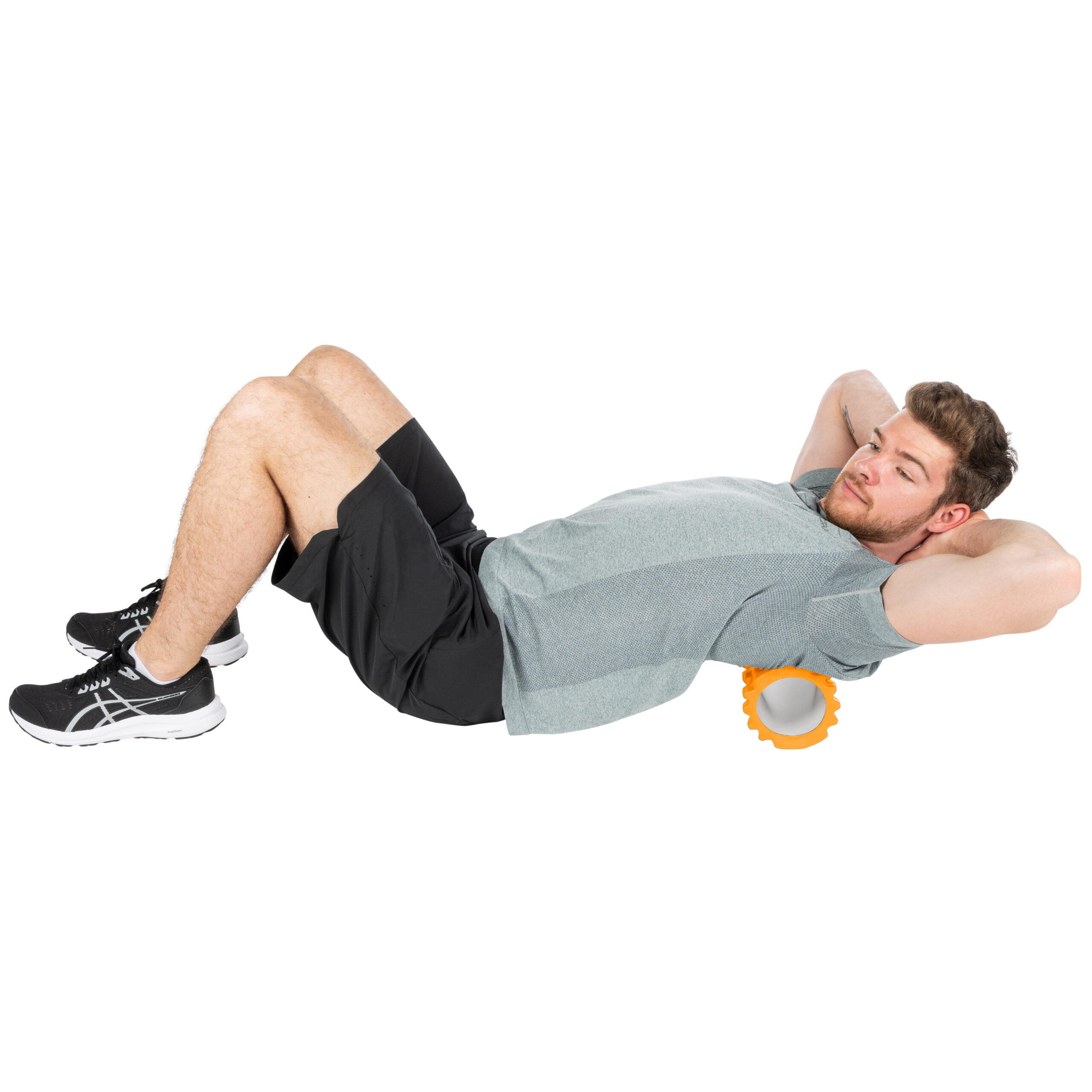 Tunturi Foam Roller - Yoga Grid Massage Roller 33 cm - Orange Tunturi Foam Roller - Yoga Grid Massage Roller 33 cm - Orange