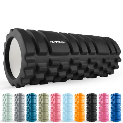 Tunturi - Yoga Grid Foam Roller 33 cm - Schwarz