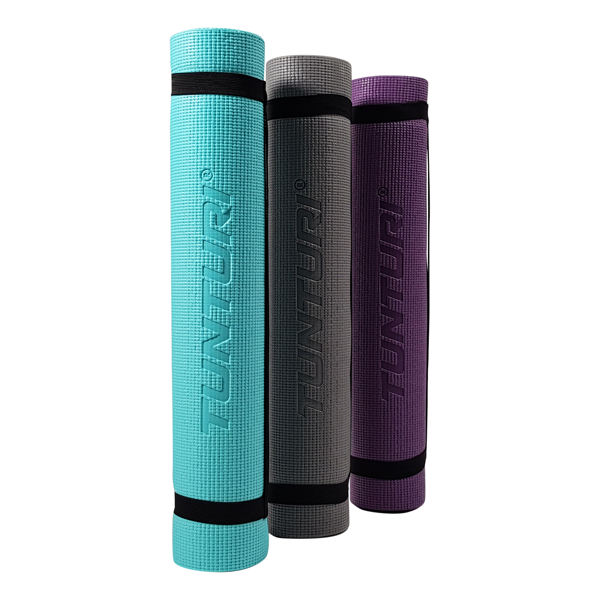 Tunturi Yogamatte - PVC Yogamatte 4mm - Türkis Tunturi Yogamatte - PVC Yogamatte 4mm - Türkis