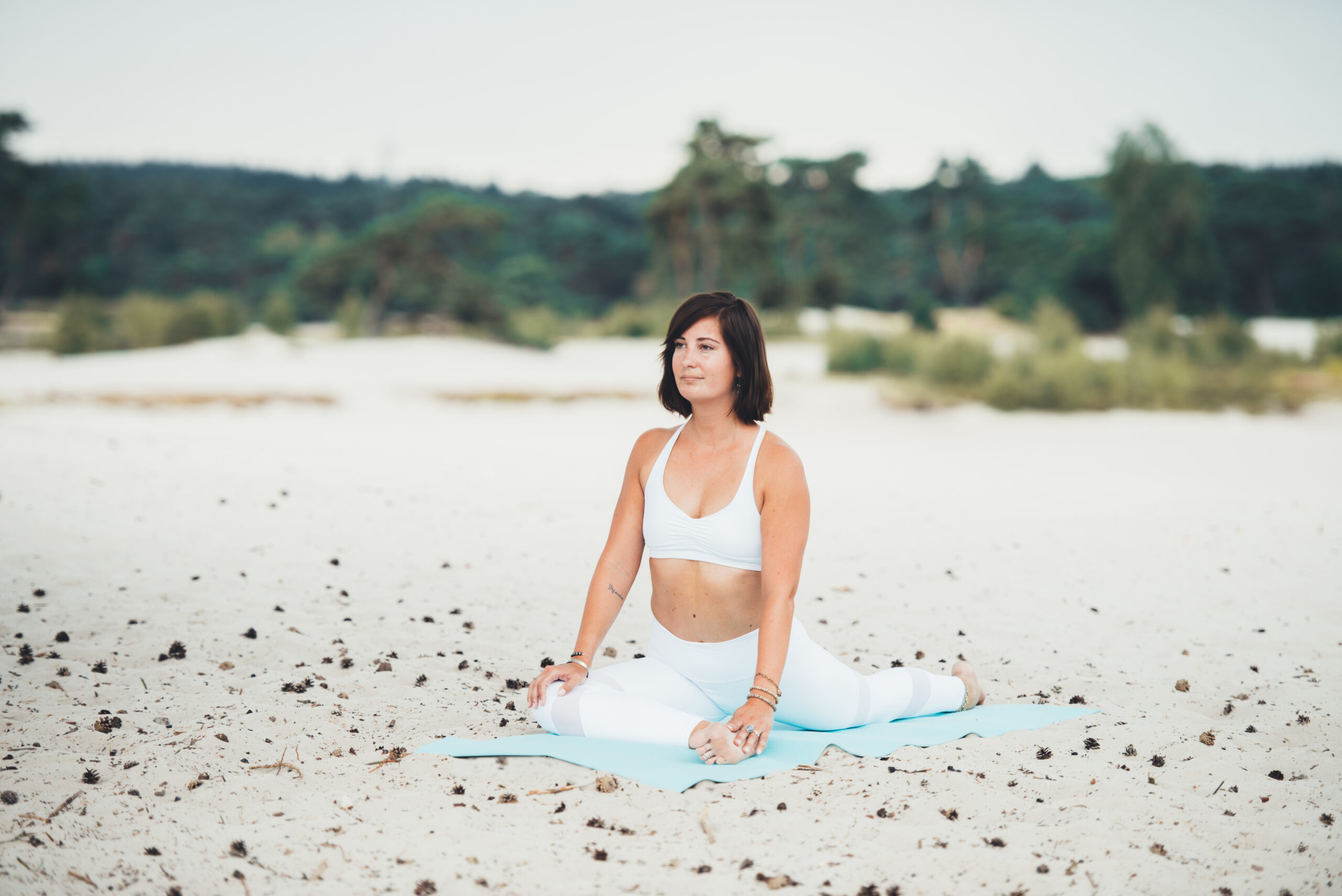 Tunturi Yogamatte - PVC Yogamatte 4mm - Türkis Tunturi Yogamatte - PVC Yogamatte 4mm - Türkis