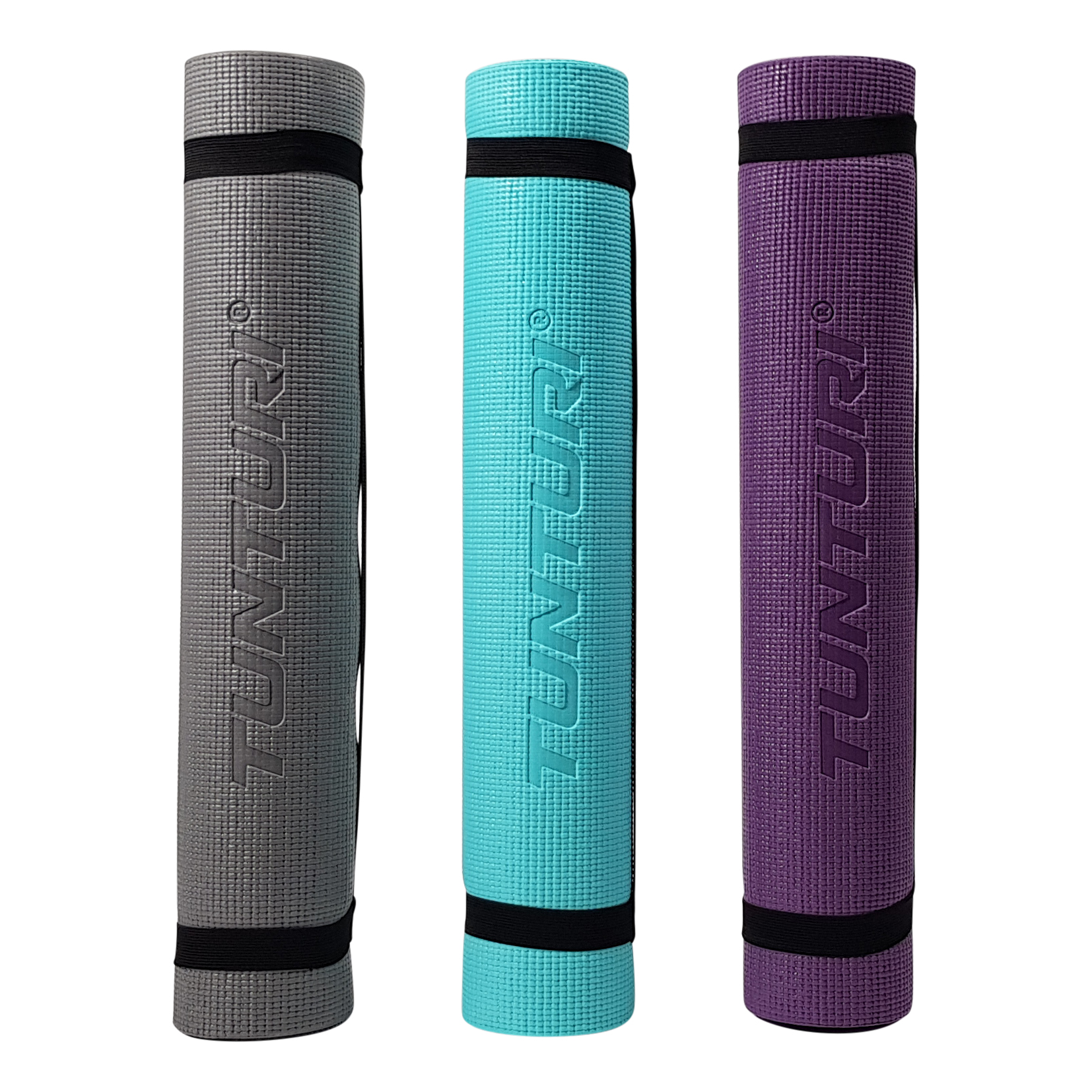 Tunturi Yogamatte - PVC Yogamatte 4mm - Türkis Tunturi Yogamatte - PVC Yogamatte 4mm - Türkis