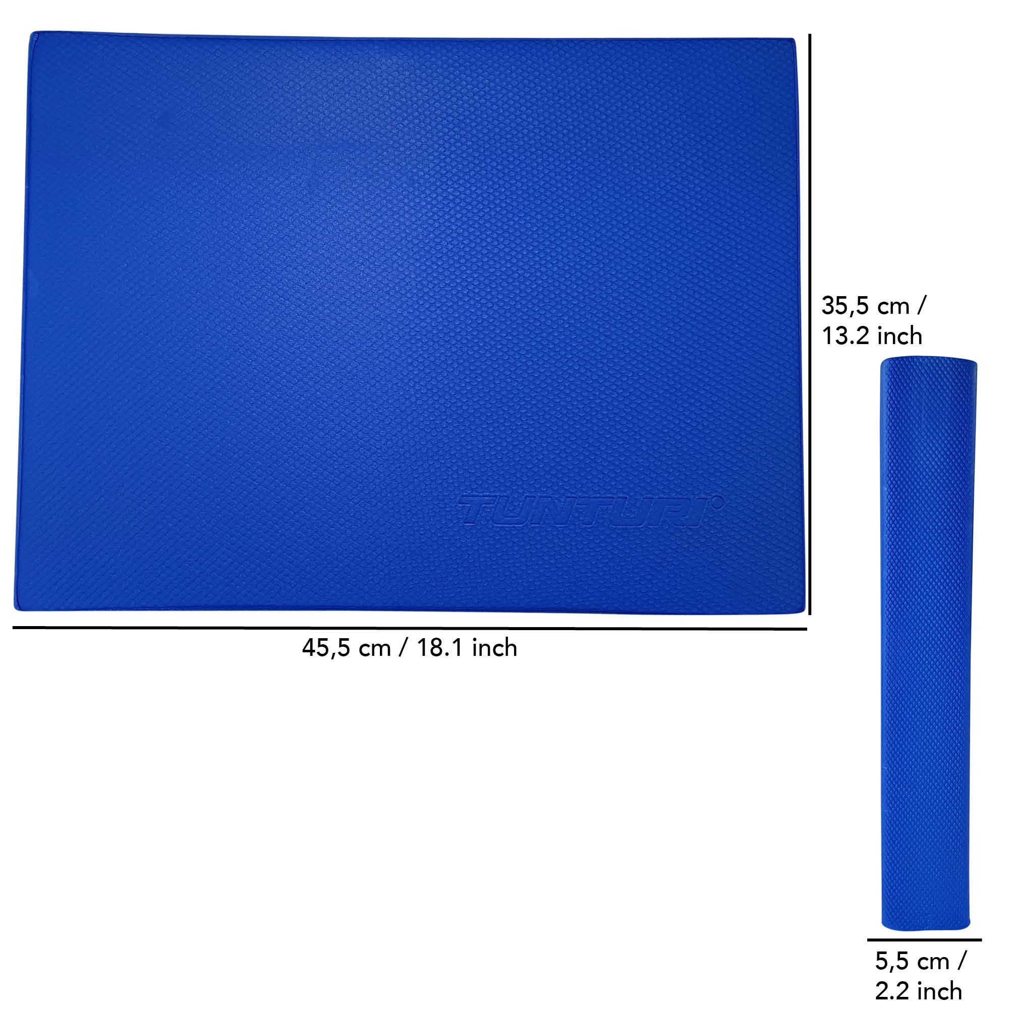 Tunturi Balancekissen - Yoga Balance Pad TPE 35,5 x 45,5 cm - Blau Tunturi Balancekissen - Yoga Balance Pad TPE 35,5 x 45,5 cm - Blau