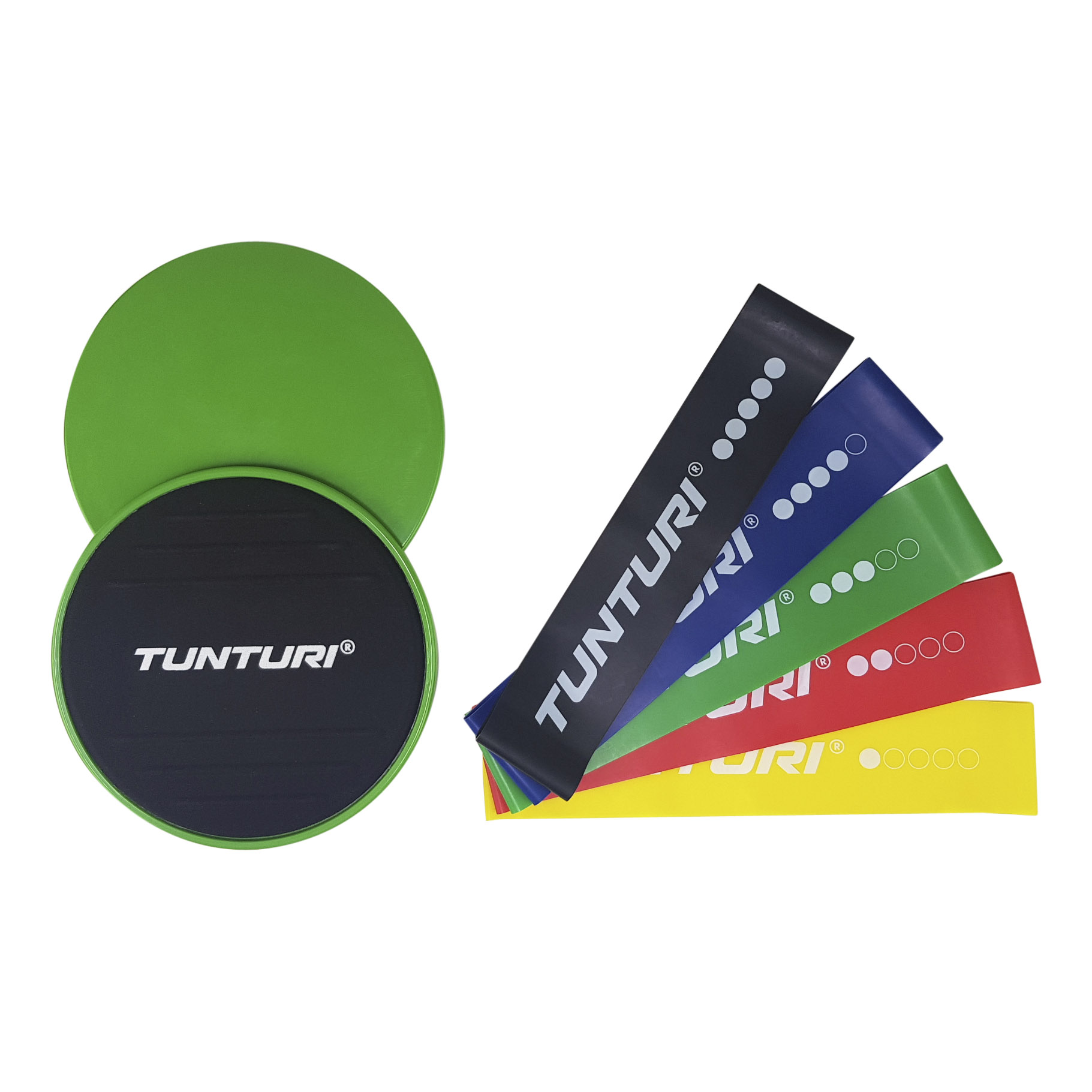 Tunturi - Resistance & Core Sliders Set Tunturi - Resistance & Core Sliders Set