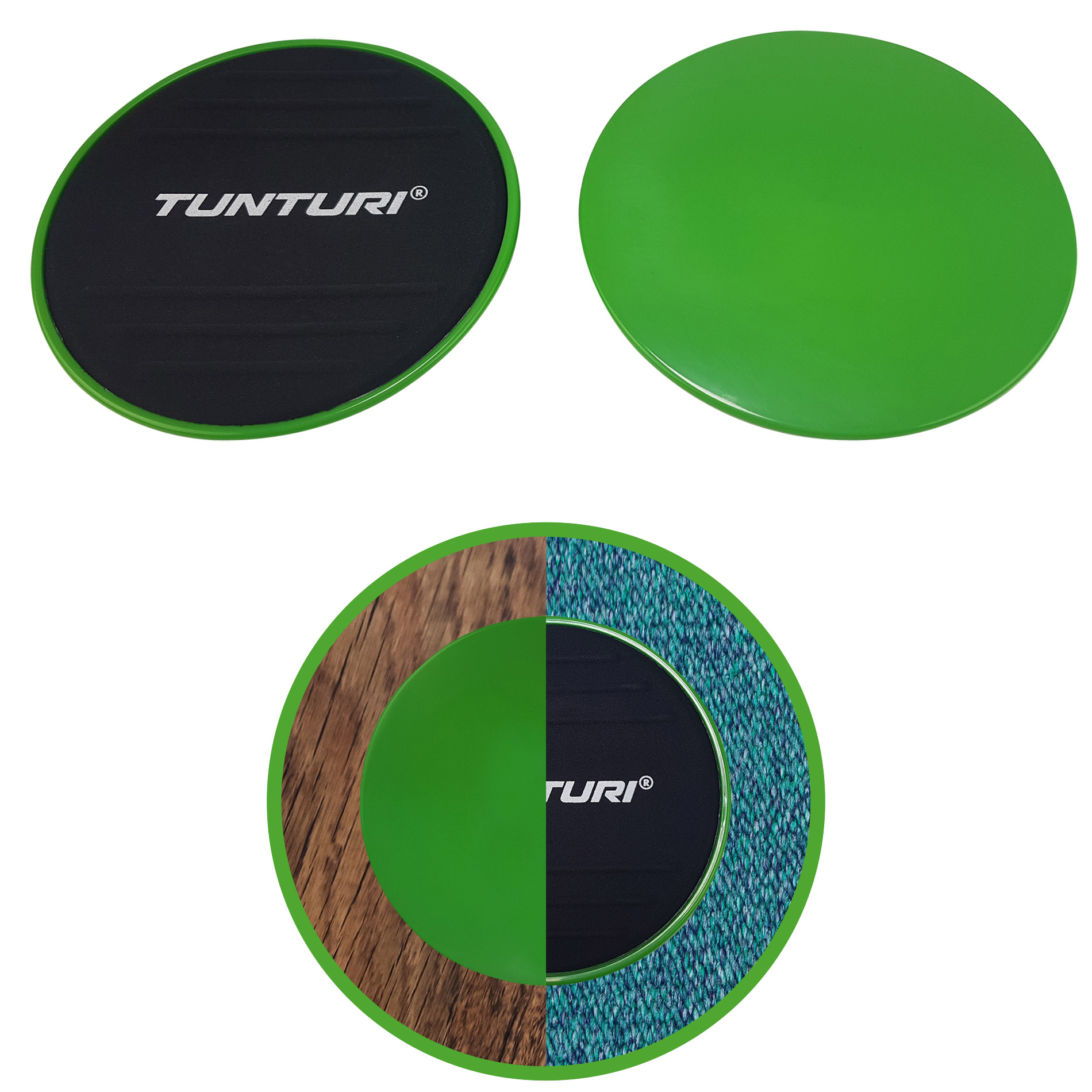 Tunturi - Resistance & Core Sliders Set Tunturi - Resistance & Core Sliders Set