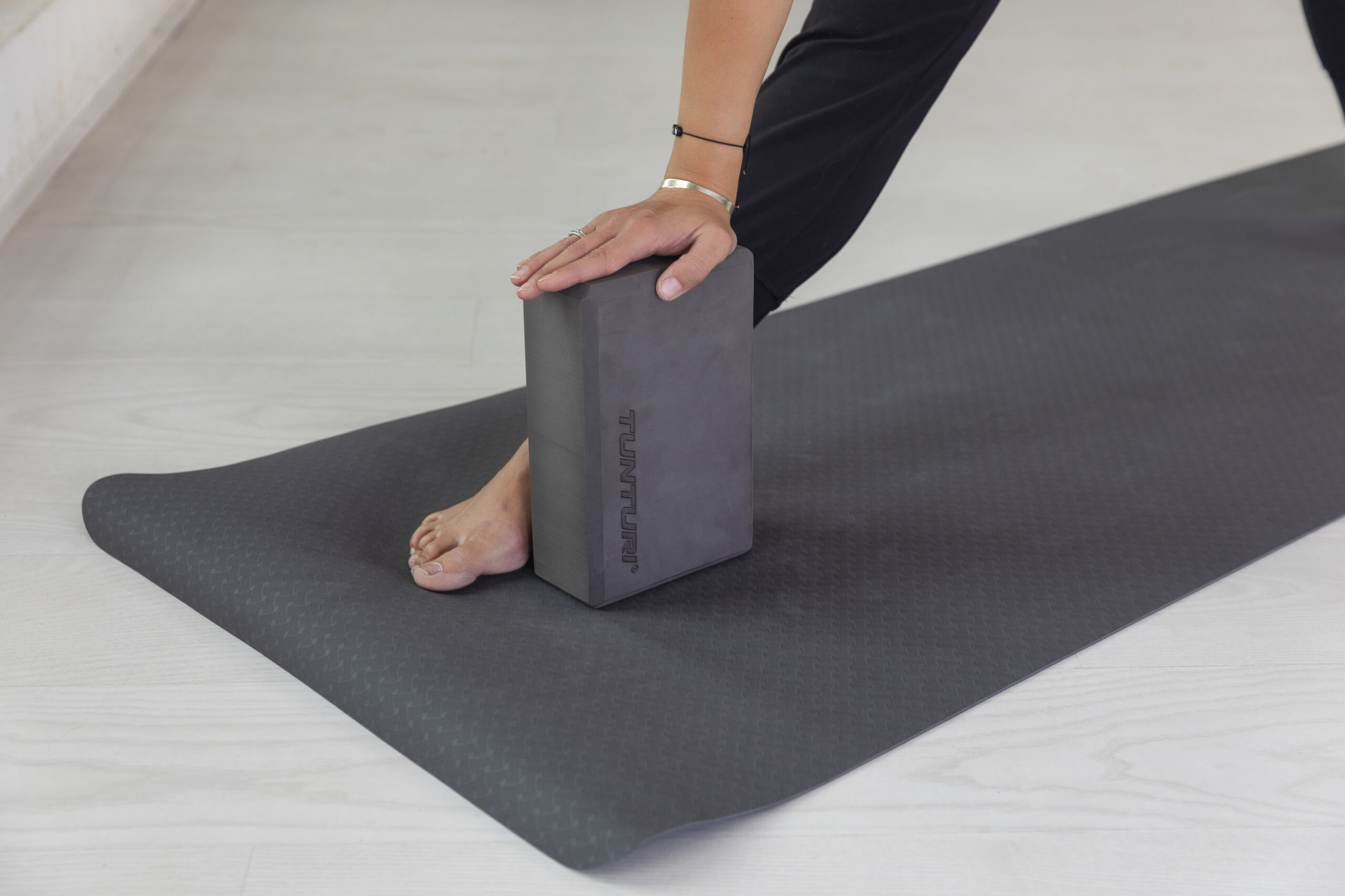 Tunturi Yoga-Block - Yoga-Block - Anthrazit Tunturi Yoga-Block - Yoga-Block - Anthrazit