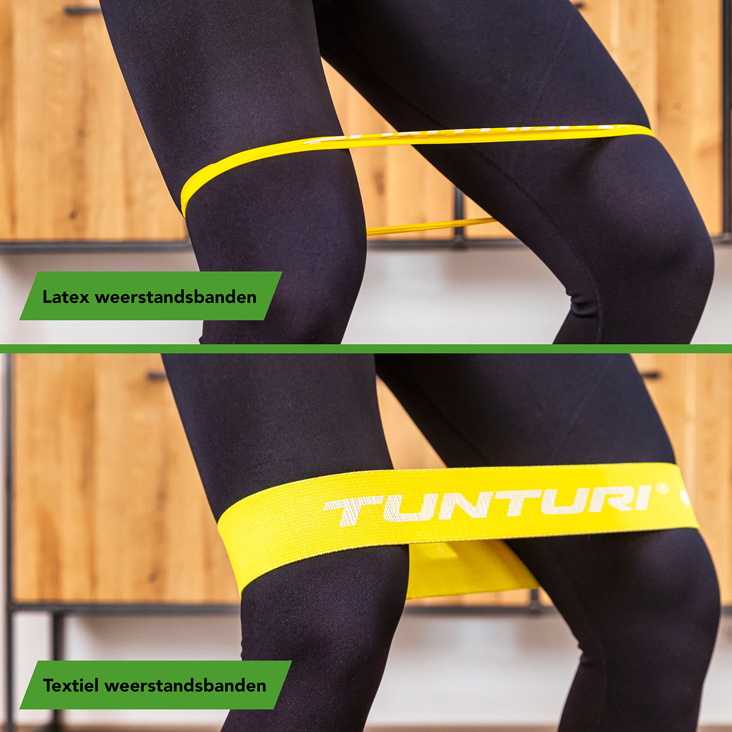 Tunturi Widerstandsband - Textile Resistance Band Light - Gelb Tunturi Widerstandsband - Textile Resistance Band Light - Gelb