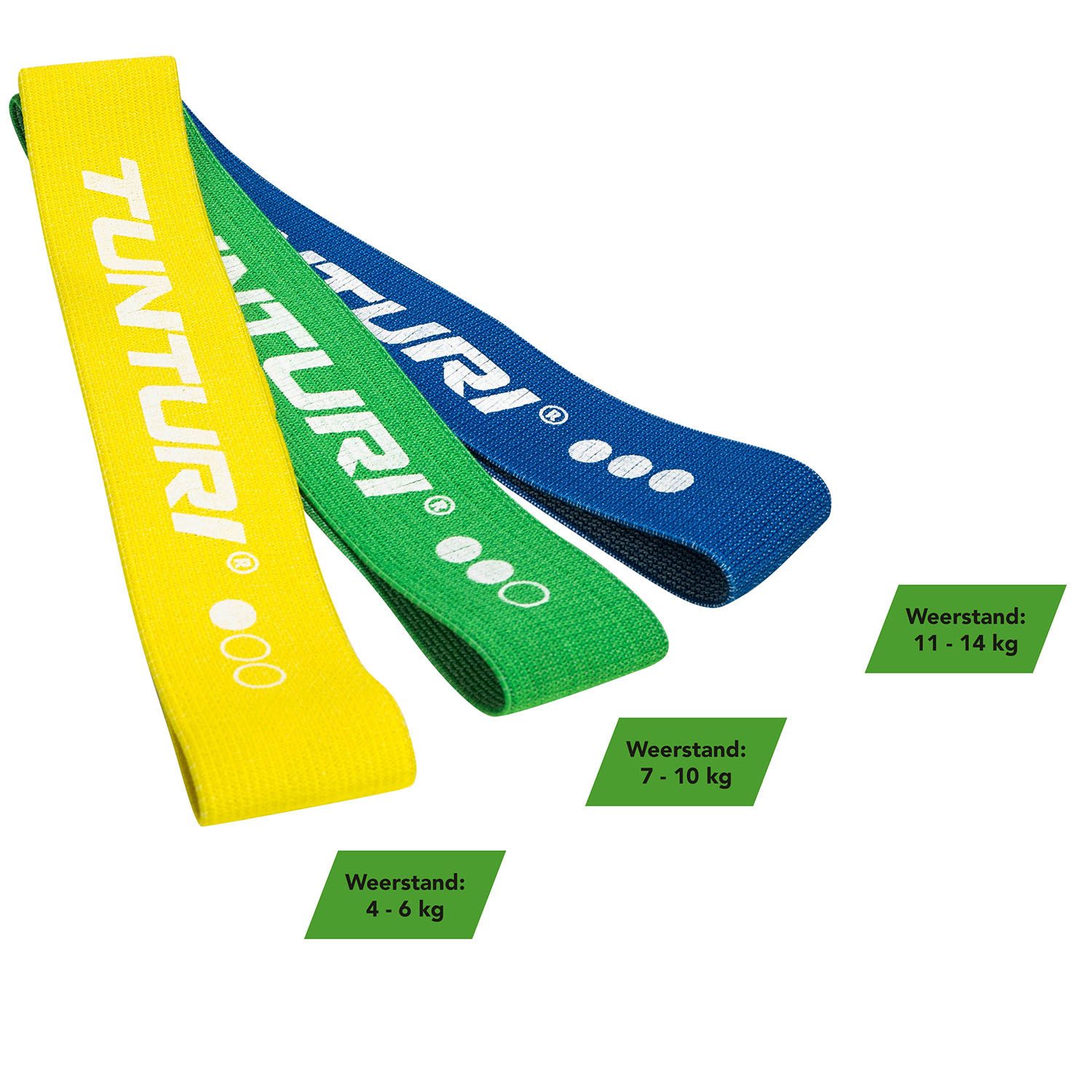 Tunturi Widerstandsband - Textile Resistance Band Light - Gelb Tunturi Widerstandsband - Textile Resistance Band Light - Gelb