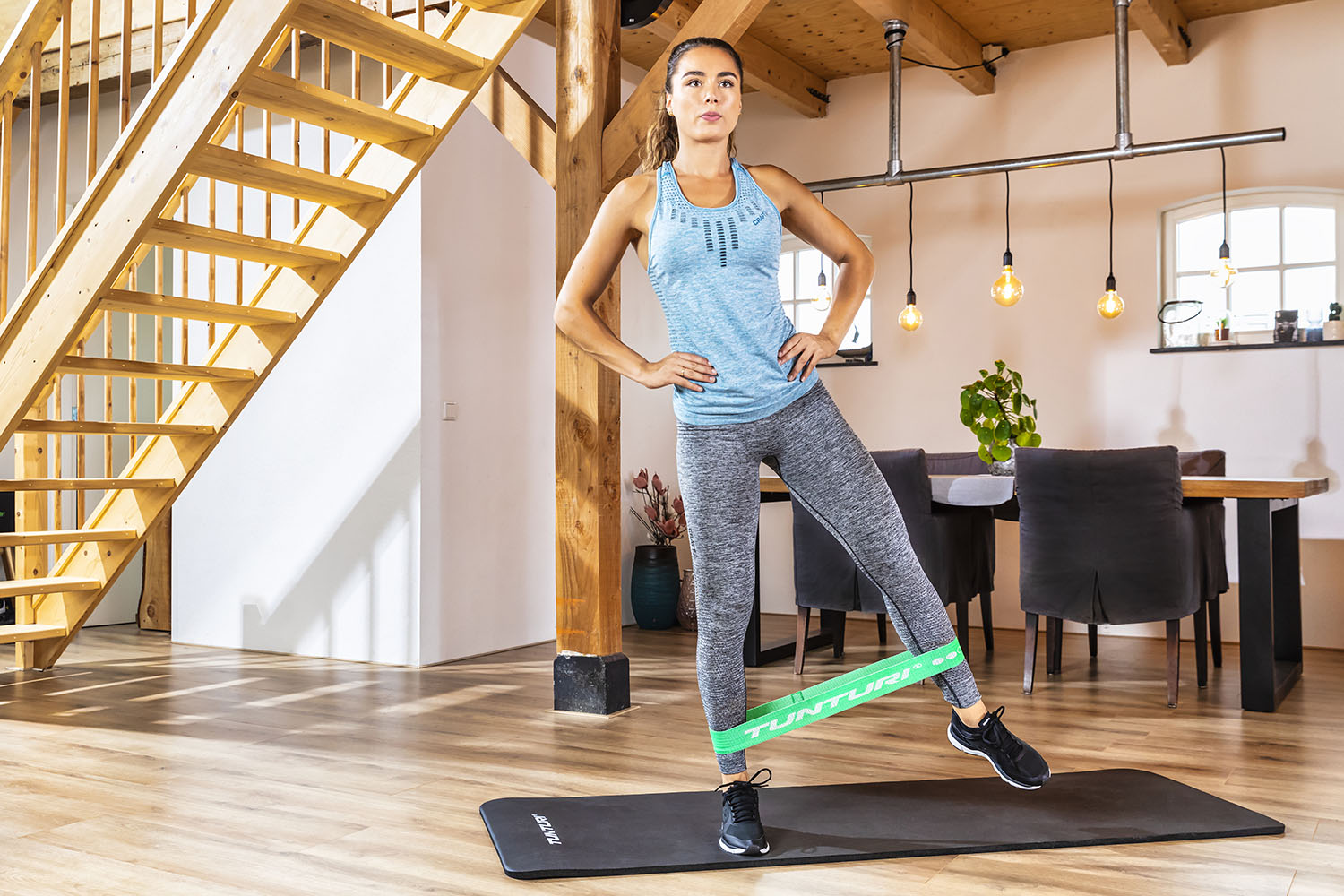 Tunturi Widerstandsband - Textile Resistance Band Light - Gelb Tunturi Widerstandsband - Textile Resistance Band Light - Gelb