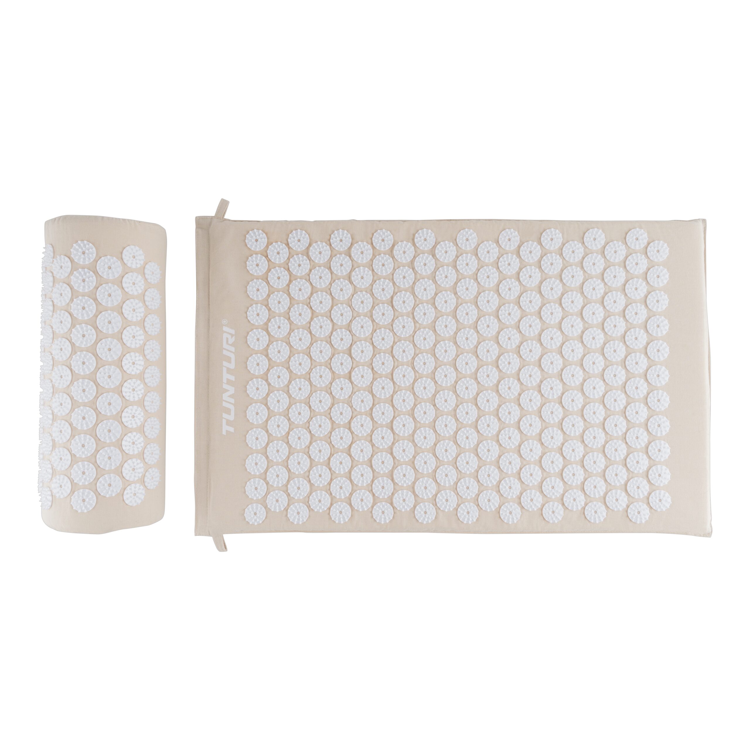 Tunturi - Akupressurmatte und Kissen - Beige Tunturi - Akupressurmatte und Kissen - Beige