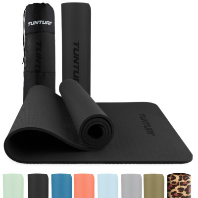 Tunturi Yogamatte - Yogamatte 8 mm 183x61x0,8 cm - Schwarz Tunturi Yogamatte - Yogamatte 8 mm 183x61x0,8 cm - Schwarz