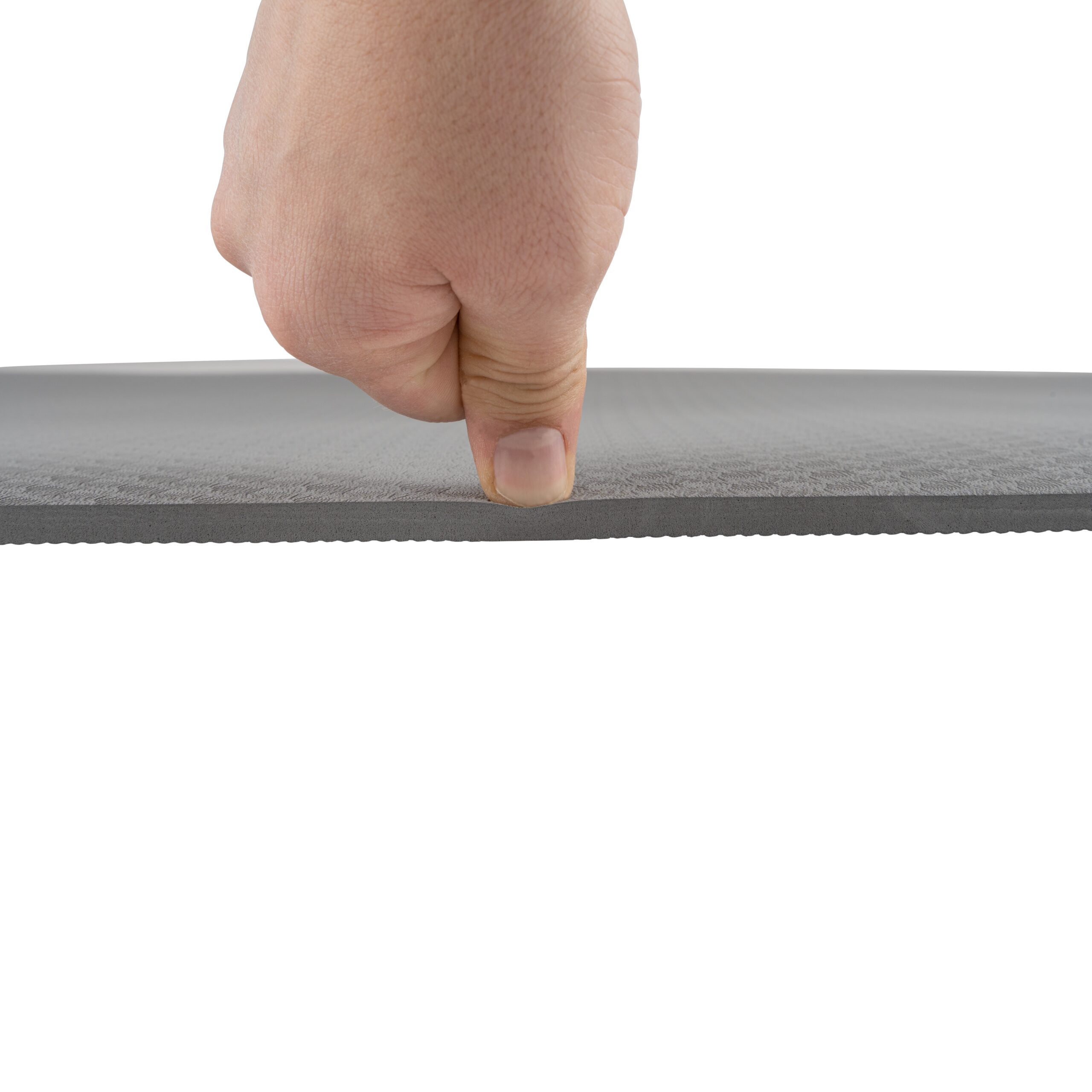 Tunturi Fitnessmatte - Yogamatte 8mm 183x61x0,8 cm - Grau Tunturi Fitnessmatte - Yogamatte 8mm 183x61x0,8 cm - Grau