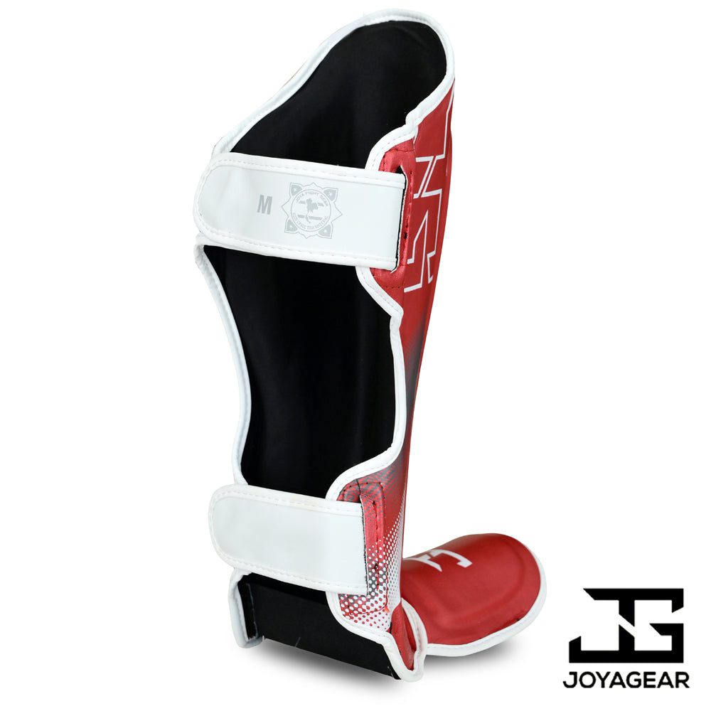 Joya Evolution Schienbein- und Spannschutz Rot Weiß Joya Evolution Schienbein- und Spannschutz Rot Weiß