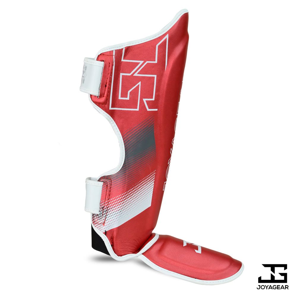 Joya Evolution Schienbein- und Spannschutz Rot Weiß Joya Evolution Schienbein- und Spannschutz Rot Weiß
