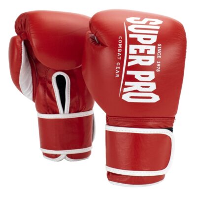 Super Pro Combat Gear Wettkampfhandschuhe - Winner - Rot / Weiß Super Pro Combat Gear Wettkampfhandschuhe - Winner - Rot / Weiß