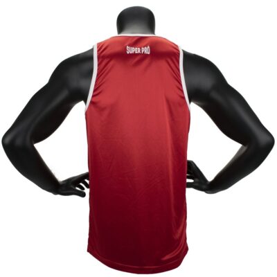 Super Pro Combat Gear Singlet - Club - Rot / Weiß Super Pro Combat Gear Singlet - Club - Rot / Weiß