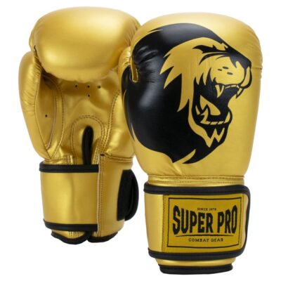 Super Pro Combat Gear Boxhandschuhe - Talent - Gold / Schwarz