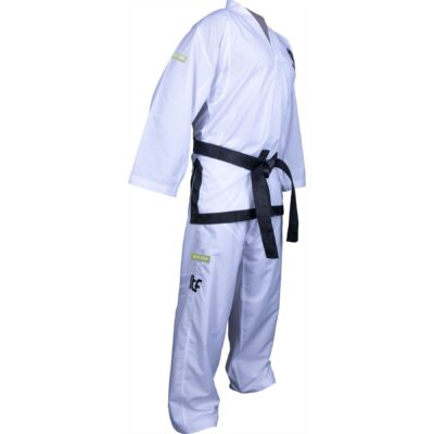 TOP TEN Taekwondoanzug - Master Dobok green - Weiß