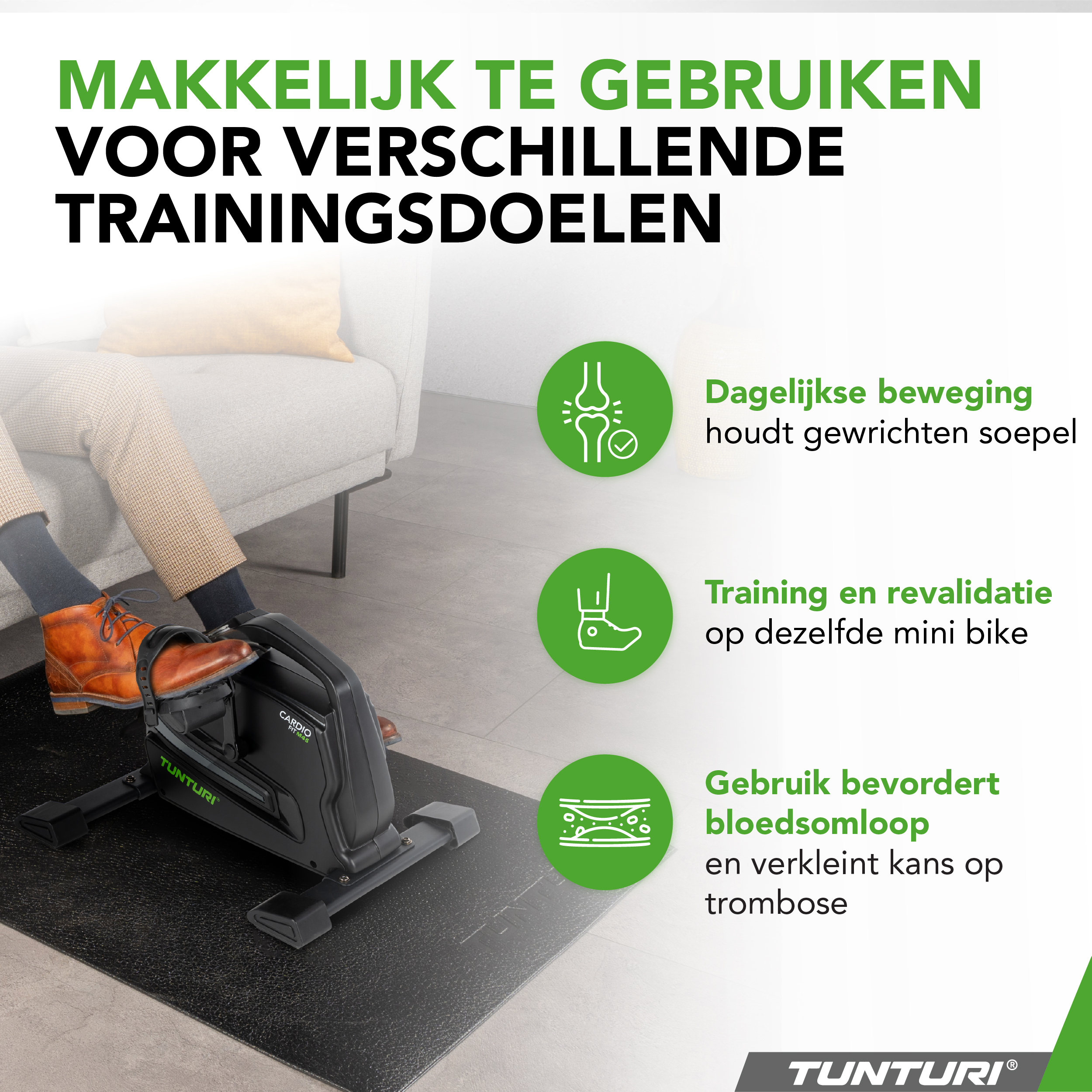 Tunturi Hometrainer - Cardio Fit M45 - Schwarz Tunturi Hometrainer - Cardio Fit M45 - Schwarz
