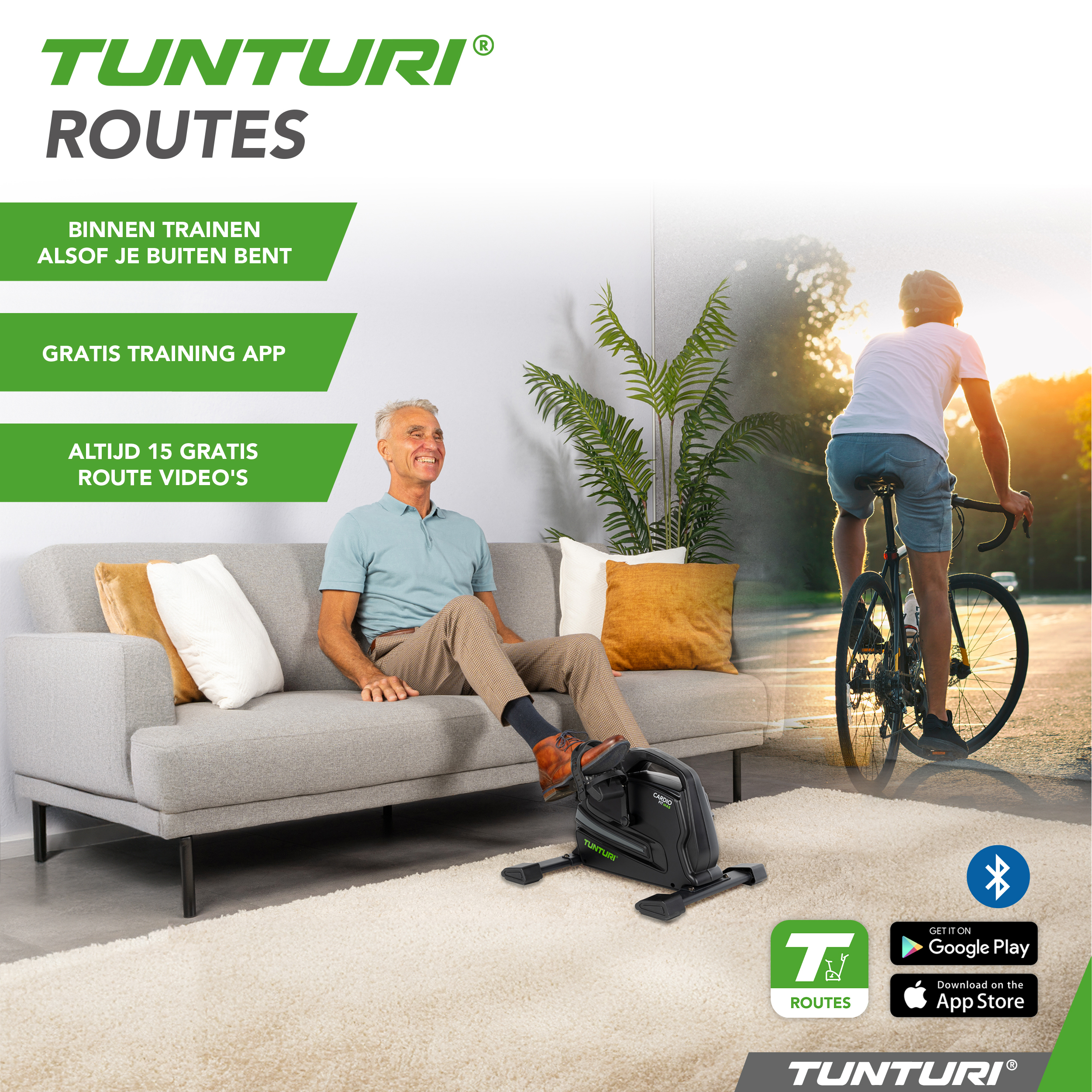 Tunturi Hometrainer - Cardio Fit M45 - Schwarz Tunturi Hometrainer - Cardio Fit M45 - Schwarz