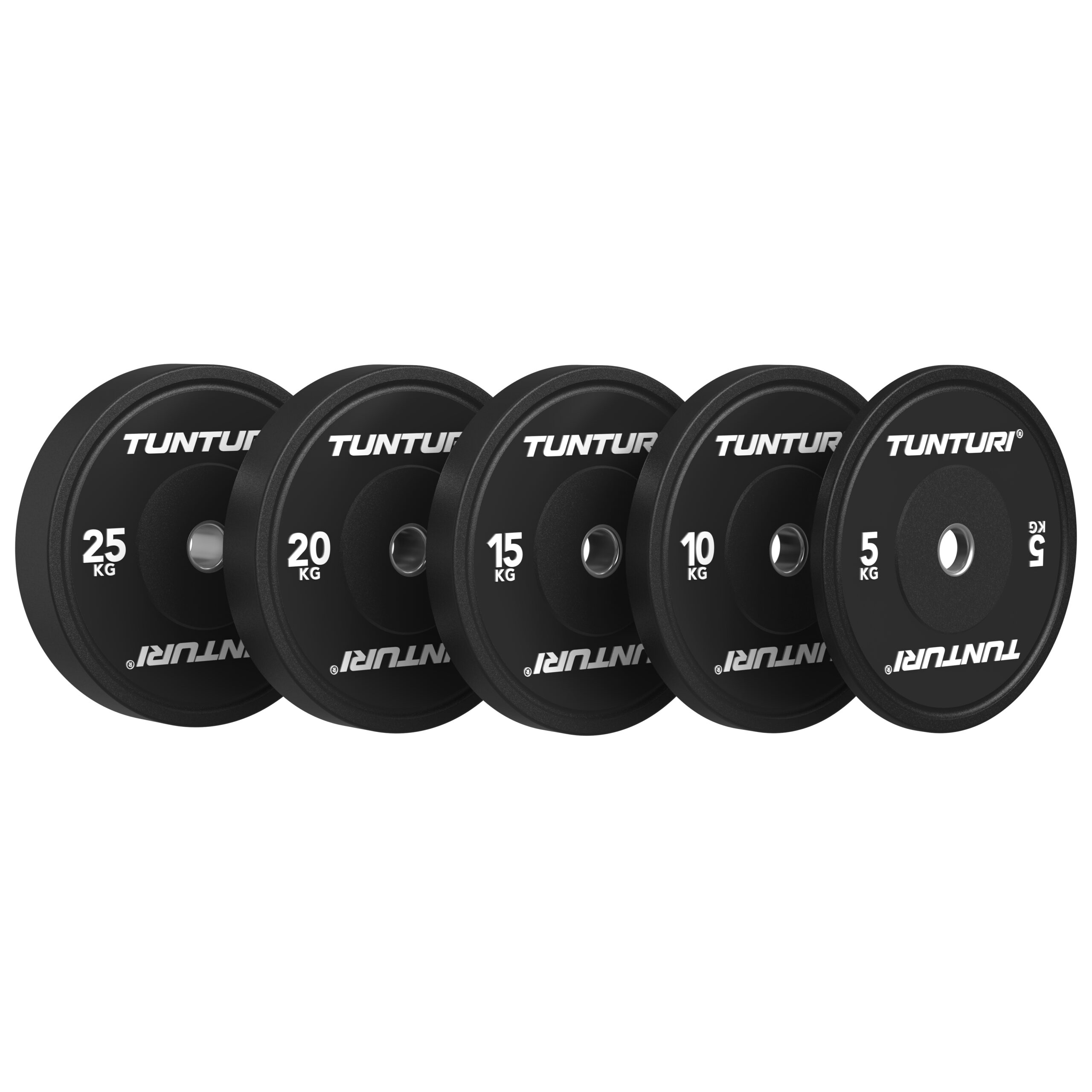 Tunturi Hantelscheibe - Platinum Bumper Plate Black 5kg - Schwarz Tunturi Hantelscheibe - Platinum Bumper Plate Black 5kg - Schwarz