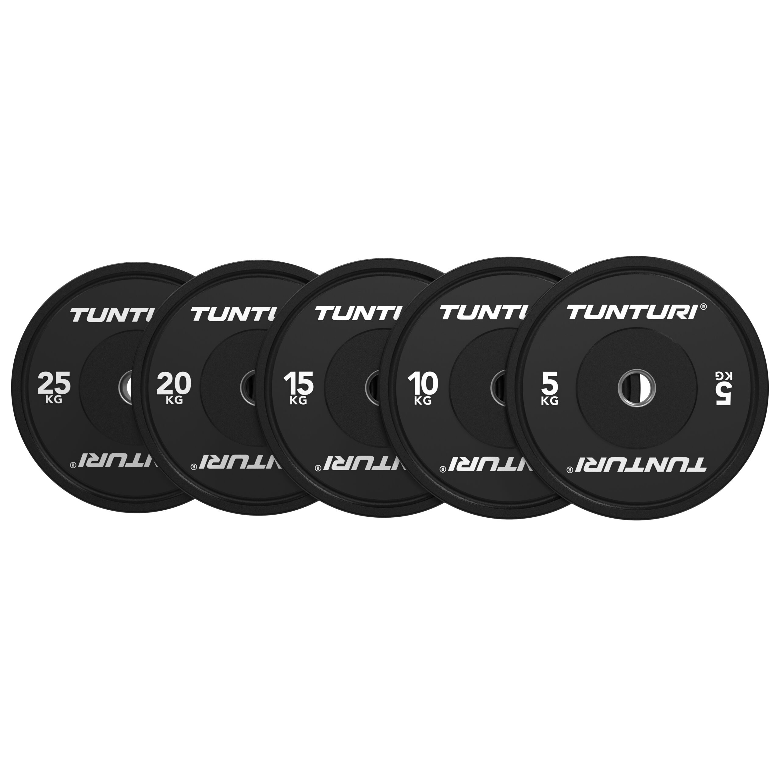 Tunturi Hantelscheibe - Platinum Bumper Plate Black 5kg - Schwarz Tunturi Hantelscheibe - Platinum Bumper Plate Black 5kg - Schwarz