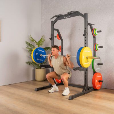 Tunturi Hantelscheibe - Platinum Bumper Plate Grey 5kg - Grau