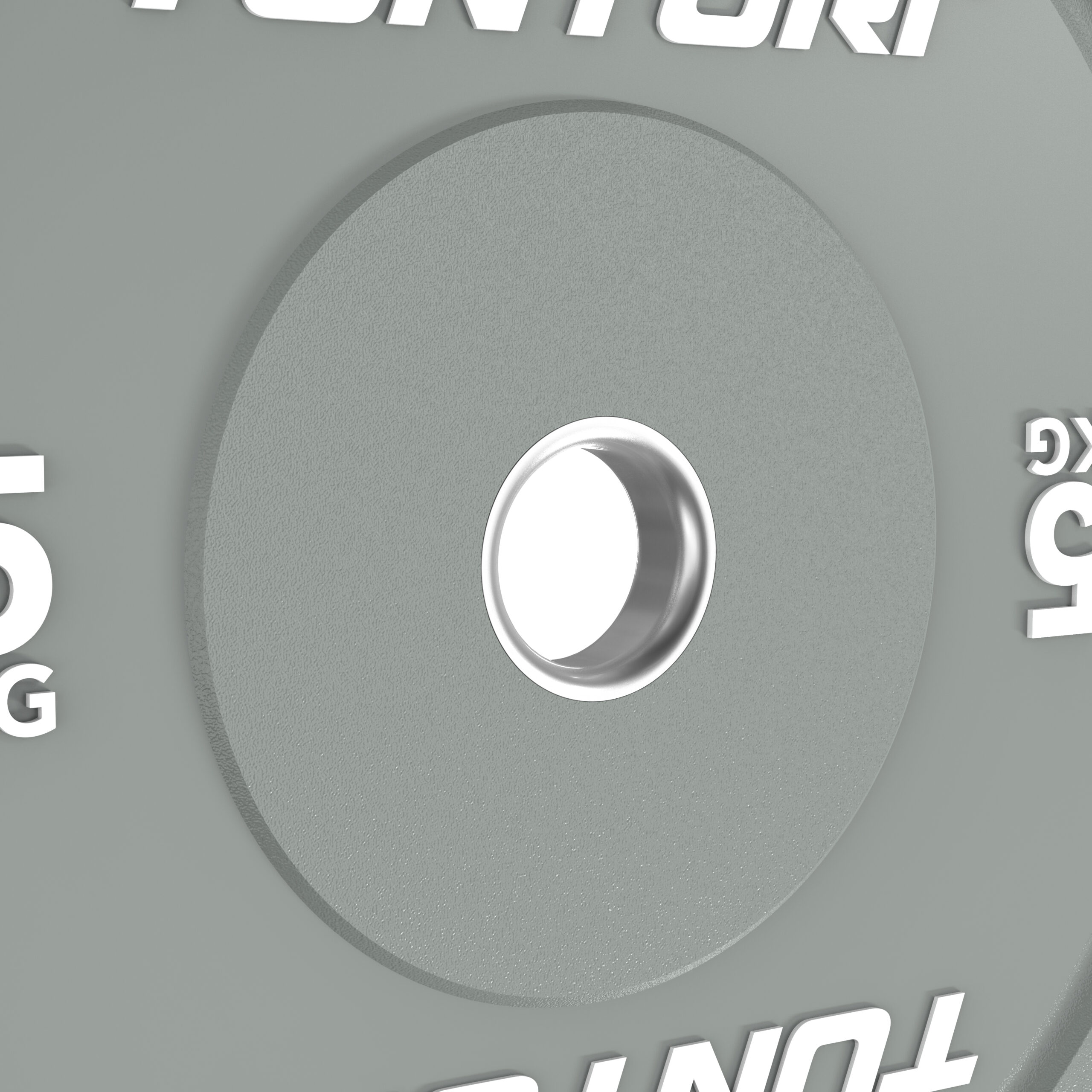 Tunturi Hantelscheibe - Platinum Bumper Plate Grey 5kg - Grau Tunturi Hantelscheibe - Platinum Bumper Plate Grey 5kg - Grau
