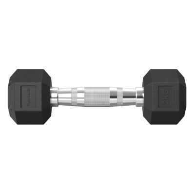 Tunturi Halter - Platinum Hexa Kurzhantel-Set 2kg - Schwarz