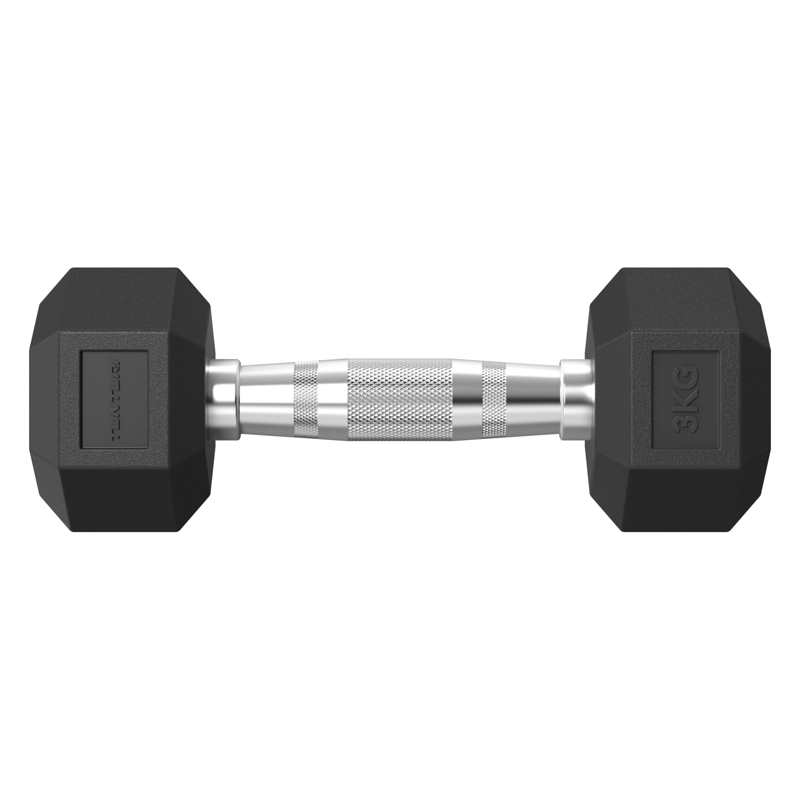 Tunturi Hantel - Platinum Hexa Kurzhantel-Set 3kg - Schwarz