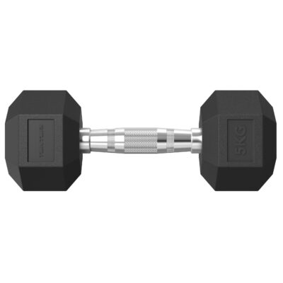 Tunturi Hantel - Platinum Hexa Kurzhantel-Set 5kg - Schwarz