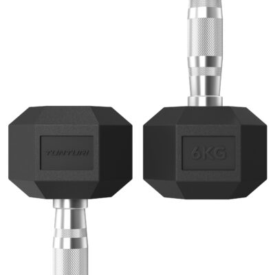 Tunturi Kurzhantel - Platinum Hexa 6kg - Schwarz