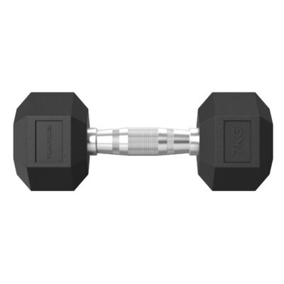 Tunturi Halter - Platinum Hexa Kurzhantel 7kg - Schwarz