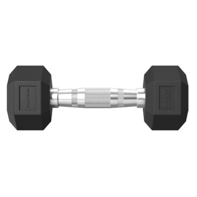 Tunturi Hantel - Platinum Hexa Kurzhantel 2.5kg - Schwarz