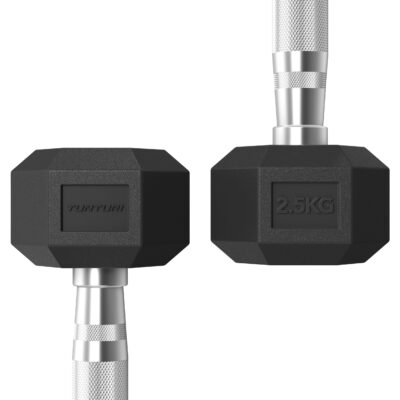 Tunturi Hantel - Platinum Hexa Kurzhantel 2.5kg - Schwarz