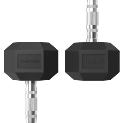 Tunturi Kurzhantel - Platinum Hexa Kurzhantel 12.5kg - Schwarz