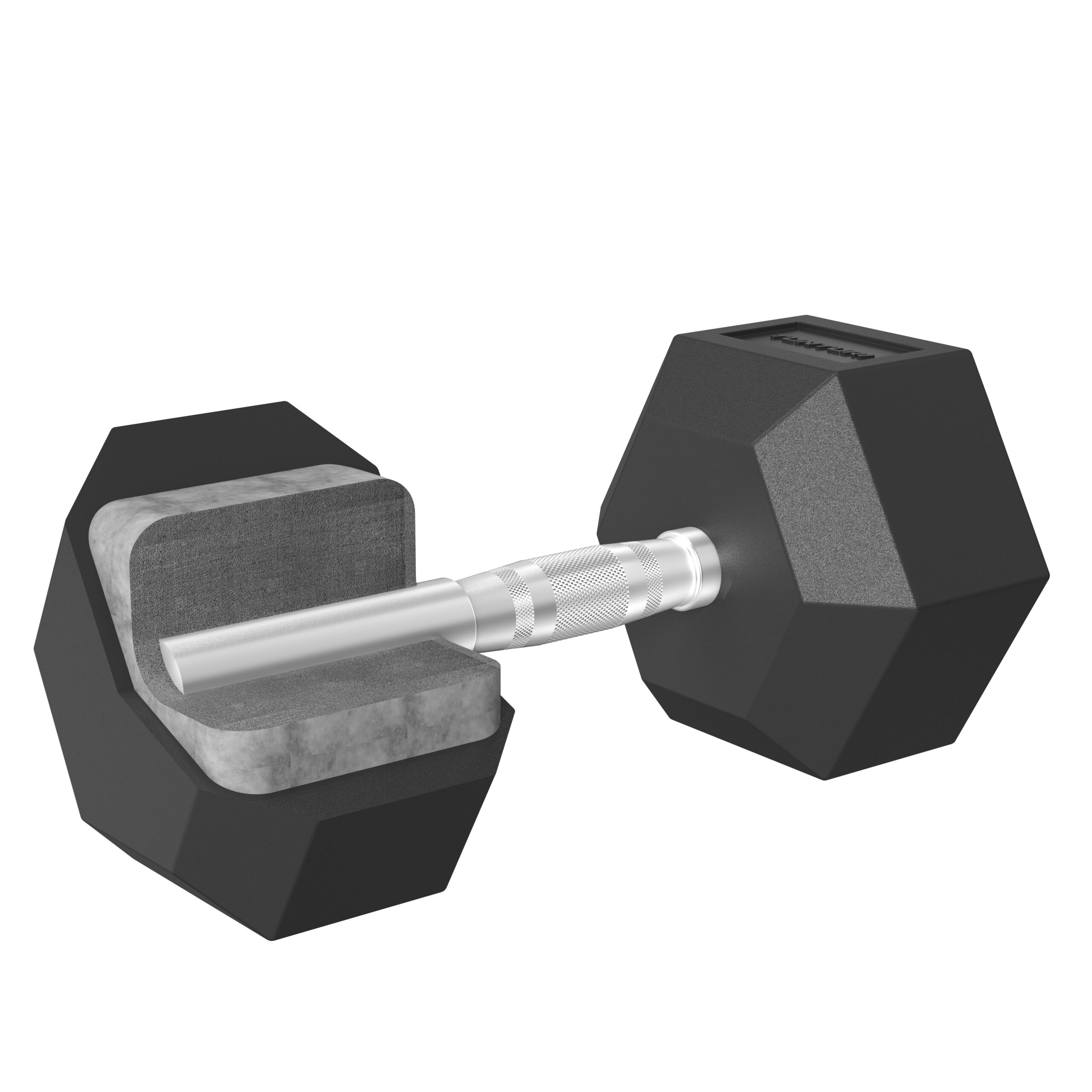 Tunturi Hantel - Platinum Hexa Kurzhantel 15kg - Schwarz Tunturi Hantel - Platinum Hexa Kurzhantel 15kg - Schwarz