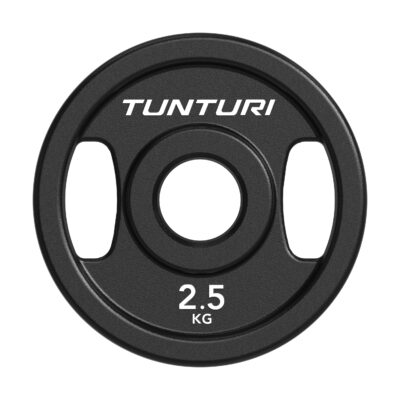 Tunturi Hantelscheibe - Platinum Cast Iron Plate 2.5kg - Schwarz