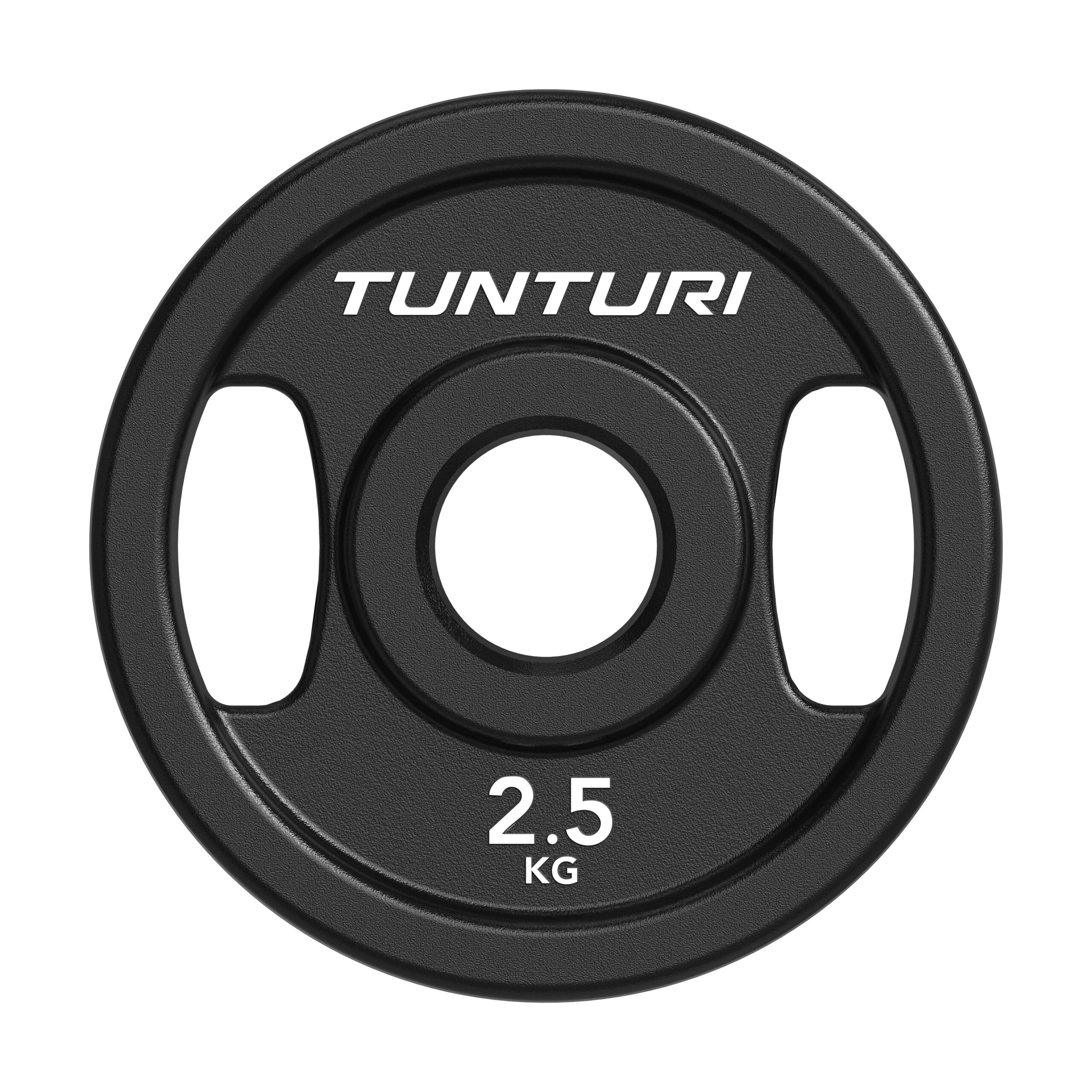 Tunturi Hantelscheibe - Platinum Cast Iron Plate 2.5kg - Schwarz