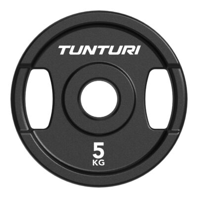 Tunturi Hantelscheibe - Platinum Cast Iron Plate 5kg - Schwarz
