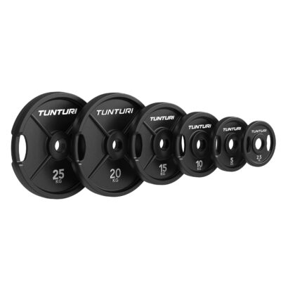 Tunturi Hantelscheibe - Platinum Cast Iron Plate 5kg - Schwarz