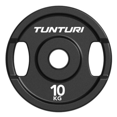 Tunturi Hantelscheibe - Platinum Cast Iron Plate 10kg - Schwarz