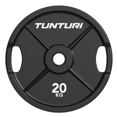 Tunturi Hantelscheibe - Platinum Cast Iron Plate 20kg - Schwarz