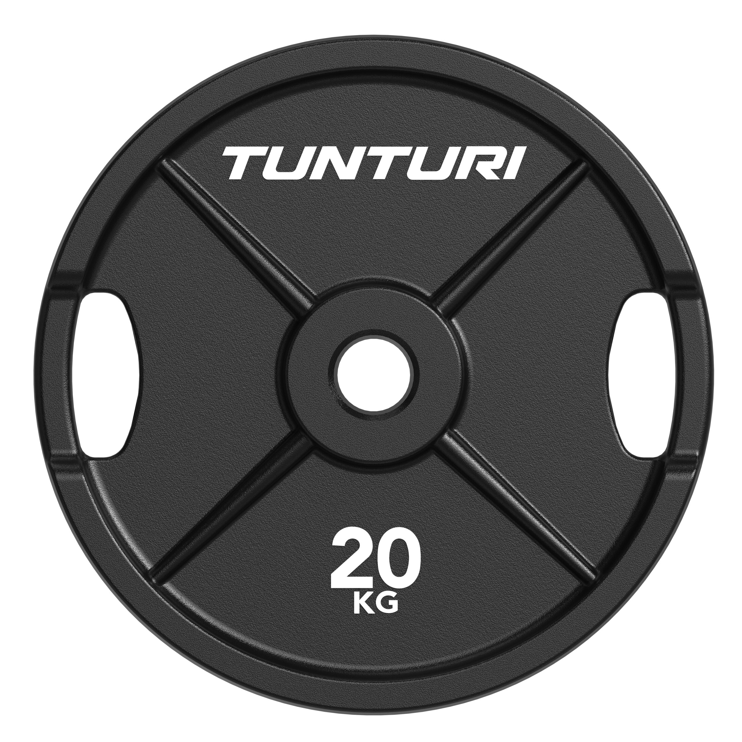 Tunturi Hantelscheibe - Platinum Cast Iron Plate 20kg - Schwarz
