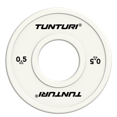 Tunturi Hantelscheibe - Platinum Fractional Plate 0.5kg - Weiß